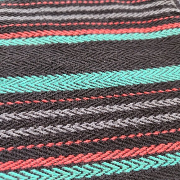 Original Senor Lopez Striped Baja Hoodie Pullover Jacket Boho Summer Beach M - Picture 7 of 10